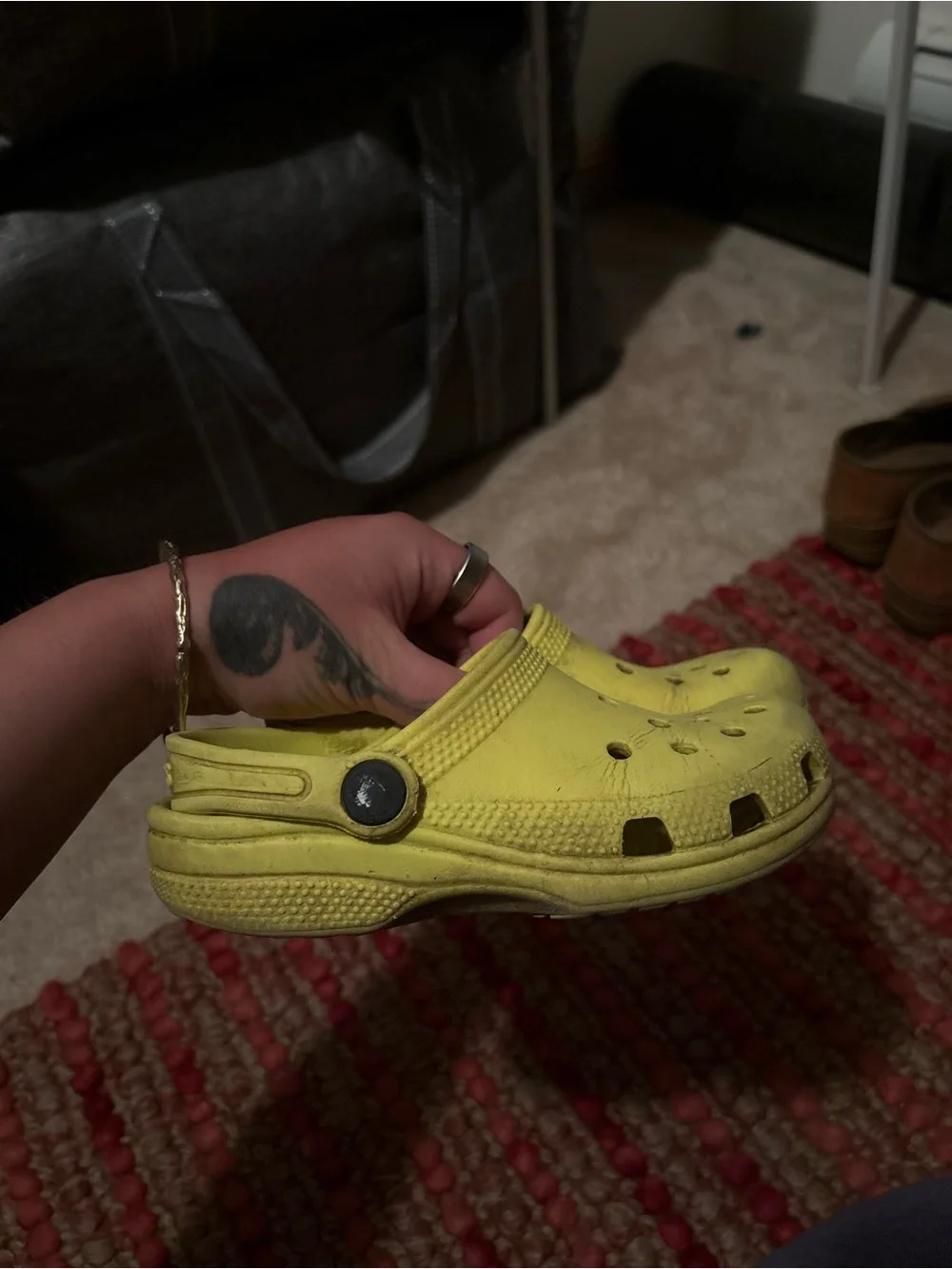 Yellow Kids Crocs
